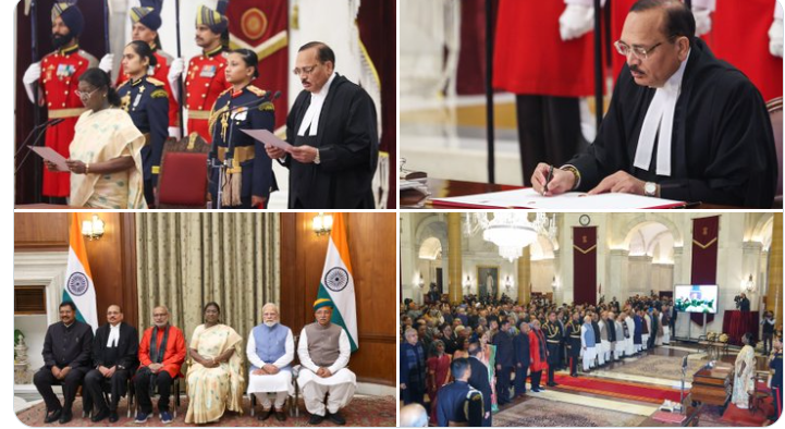 देश के 53 वें चीफ जस्टिस ऑफ़ इंडिया बने जस्टिस सूर्यकान्त, राष्ट्रपति ने दिलाई शपथ