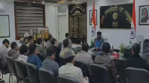 रांची को सुंदर, सुरक्षित और सुव्यवस्थित बनाने की दिशा में ठोस पहल, उपायुक्त की अध्यक्षता में समन्वय बैठक